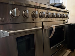 Kucht Professional 48" Stainless Steel Propane Duel Fuel Propane Range