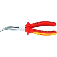Knipex Vde Flachrundzange Gebogen 200 Mm Mit Schneide Und PräZisionsspitzen
