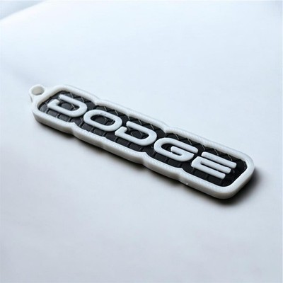 Car & Truck Enthusiast Keychain   3D Honeycomb   Compatiable with Dodge 2pack
