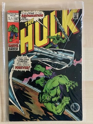 The Incredible HULK, Marvel, US, UK-Price, Nr 137 von 1971, Z 1-