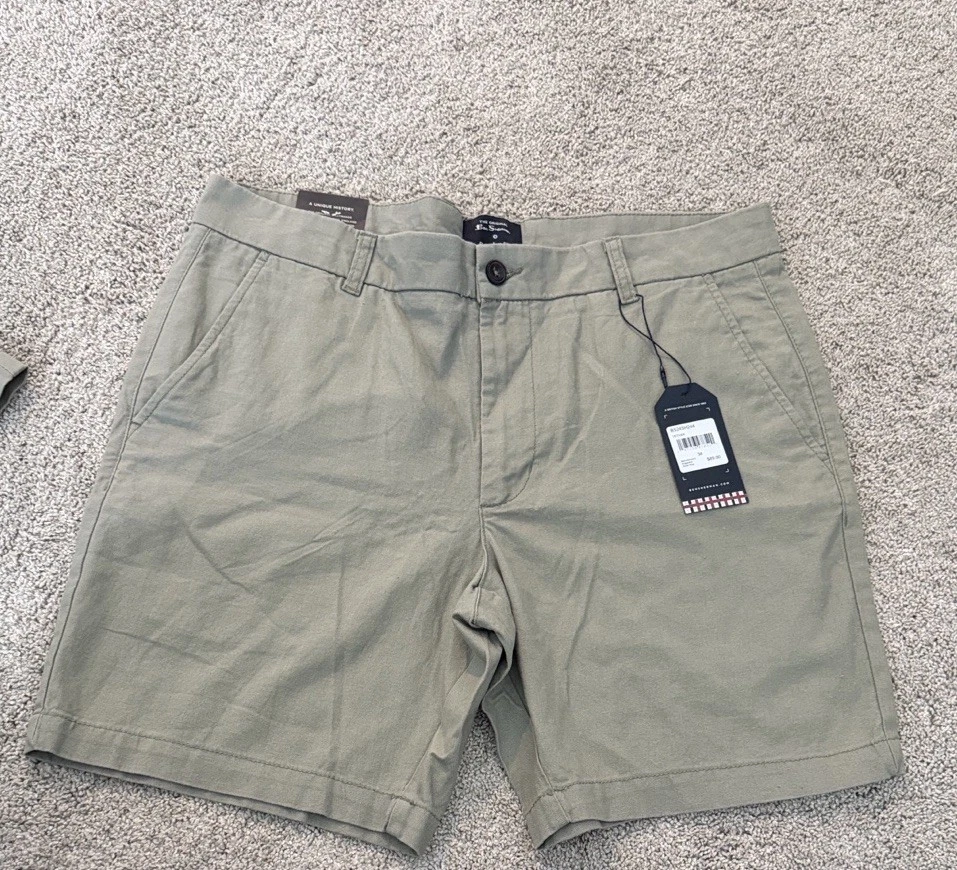 Ben Sherman Men's Chino Shorts Size 34 NWT