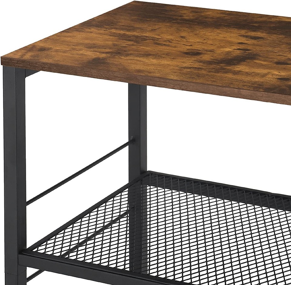 4Tier Kitchen Rolling Microwave Cart on Wheels Utility Workstation