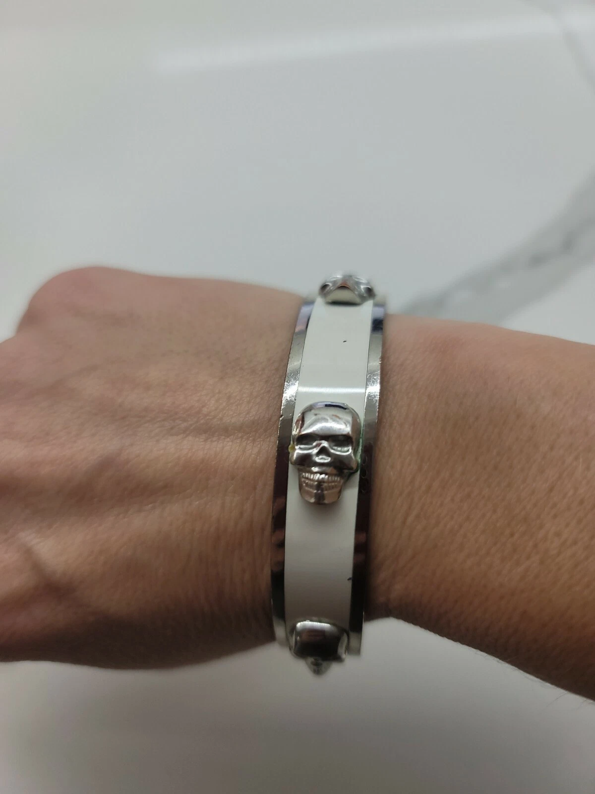 Alexander Mcqueen Braccialetto teschio