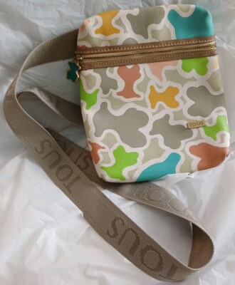 TOUS Shoulder Multicolor Adjustable Large Strap Cross Body Bag Purse