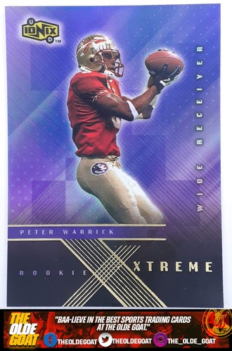 2000 UD Ionix #RX2 Peter Warrick Cincinnati Bengals Football Card🏈🔥🐐🏈🏈🔥🔥 - Picture 1 of 2