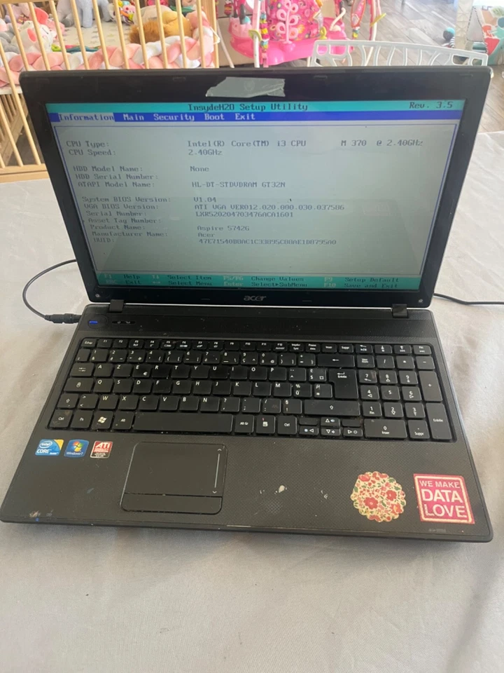 (A293) acer aspire 5742 i3 1ier - Photo 3/4