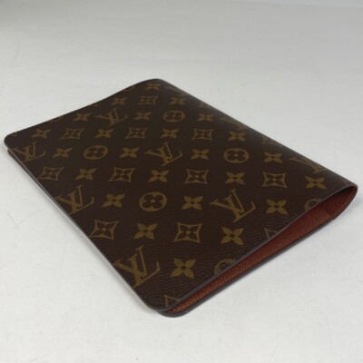 Louis Vuitton Monogram Agenda Bureau R20100 Note Cover Brown bag