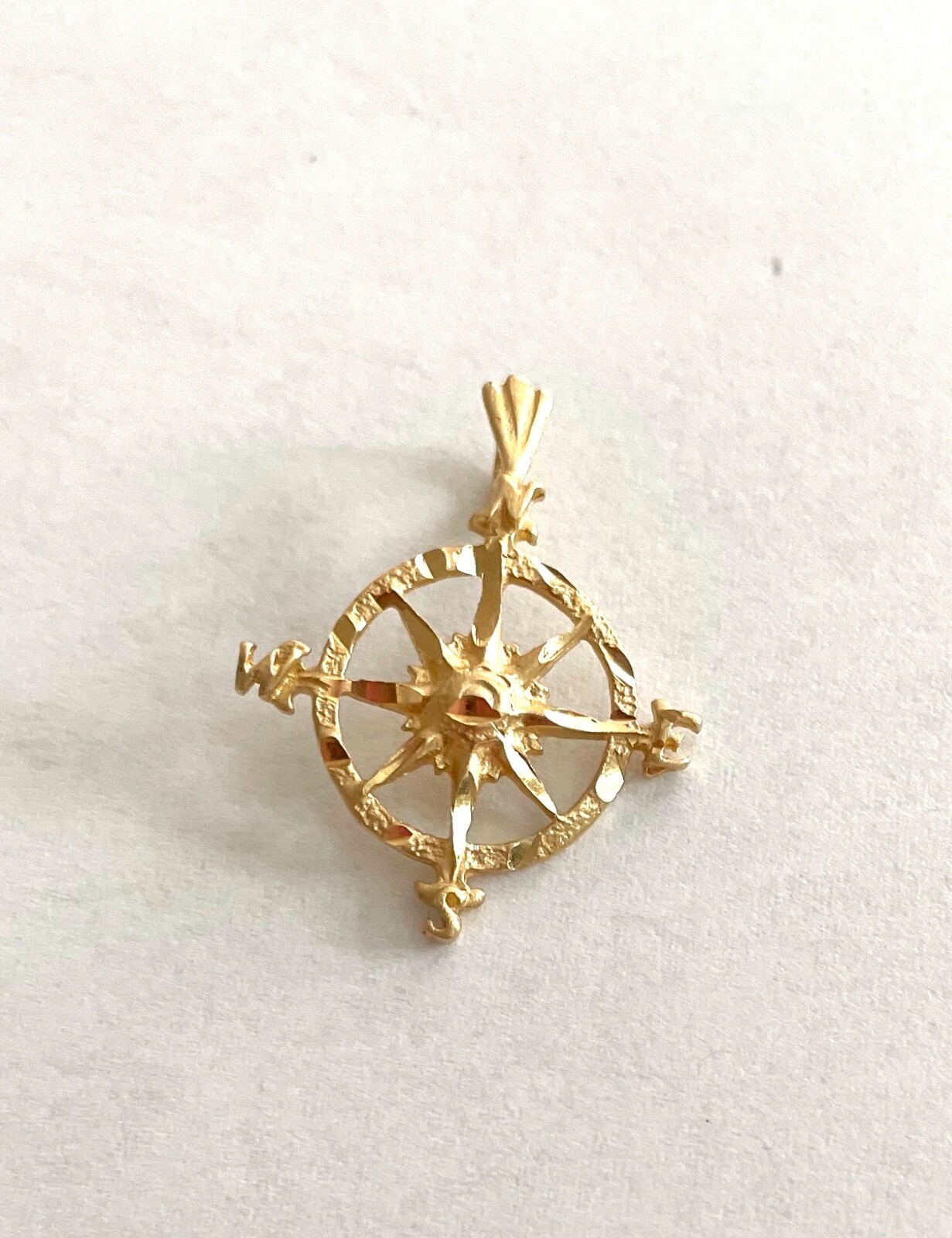 SOLID----14K YELLOW GOLD MICHAEL ANTHONY DIAMOND … - image 1