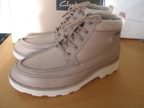 NEW CLARKS KORIK RISE GTX GORETEX GREY 