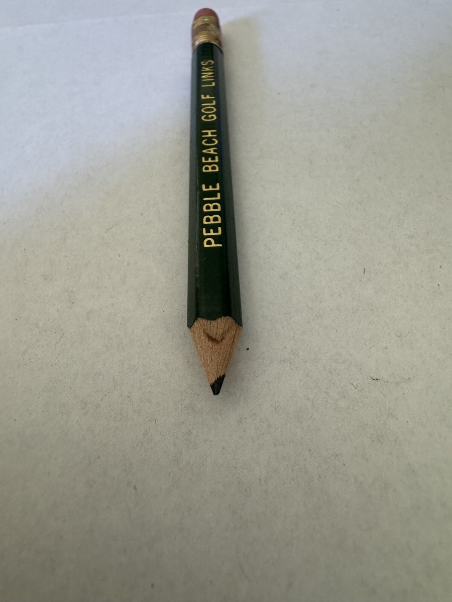 Pebble Beach Golf Links Souvenir Pencil - Green with Gold