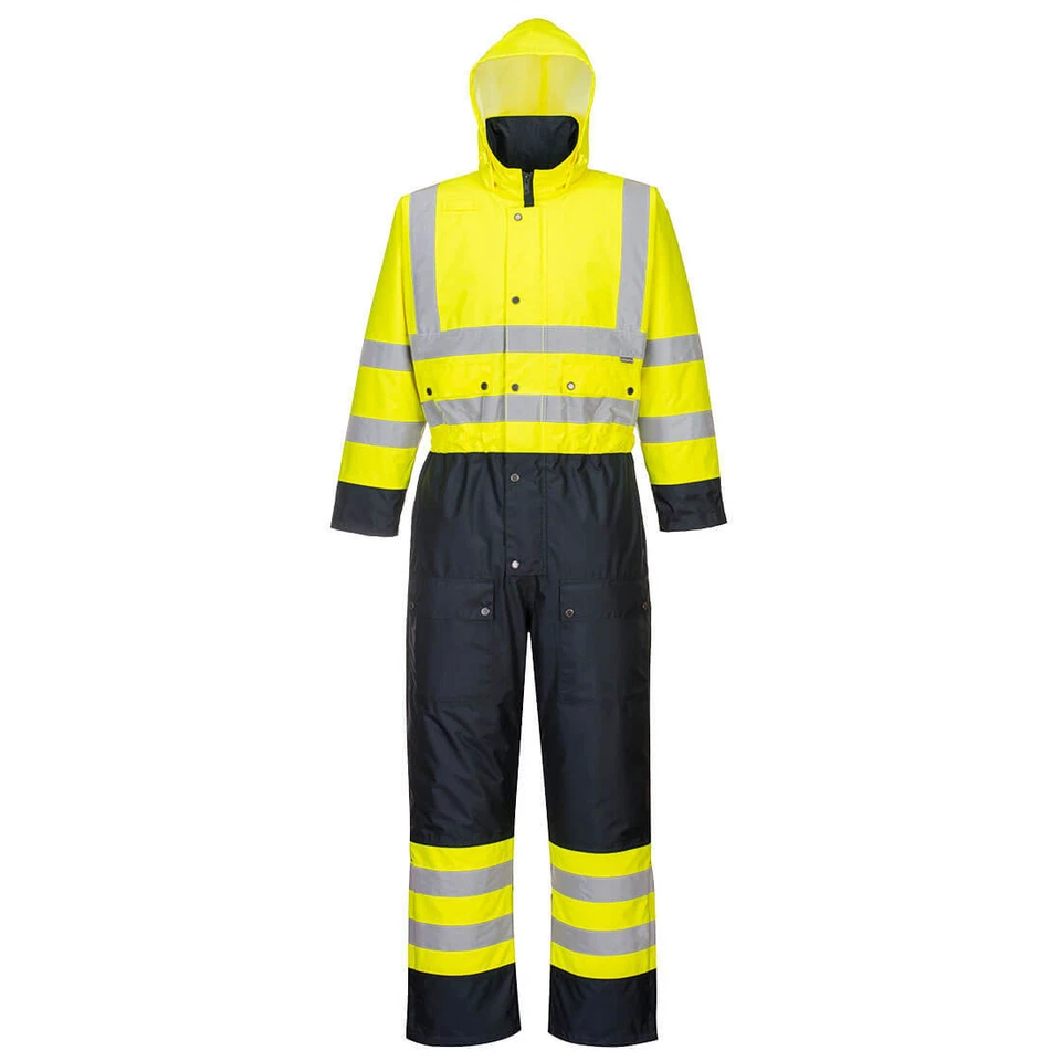 Portwest S485 Warnschutz-Overall Kontrast Wasserdicht Thermo-Futter - Bild 4 von 4