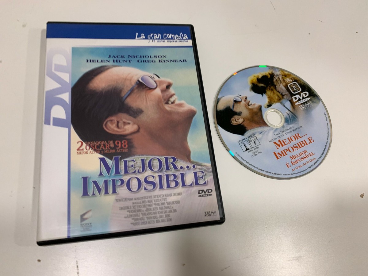 MEJOR IMPOSIBLE DVD JACK NICHOLSON HELEN HUNT GREG KINNEAR