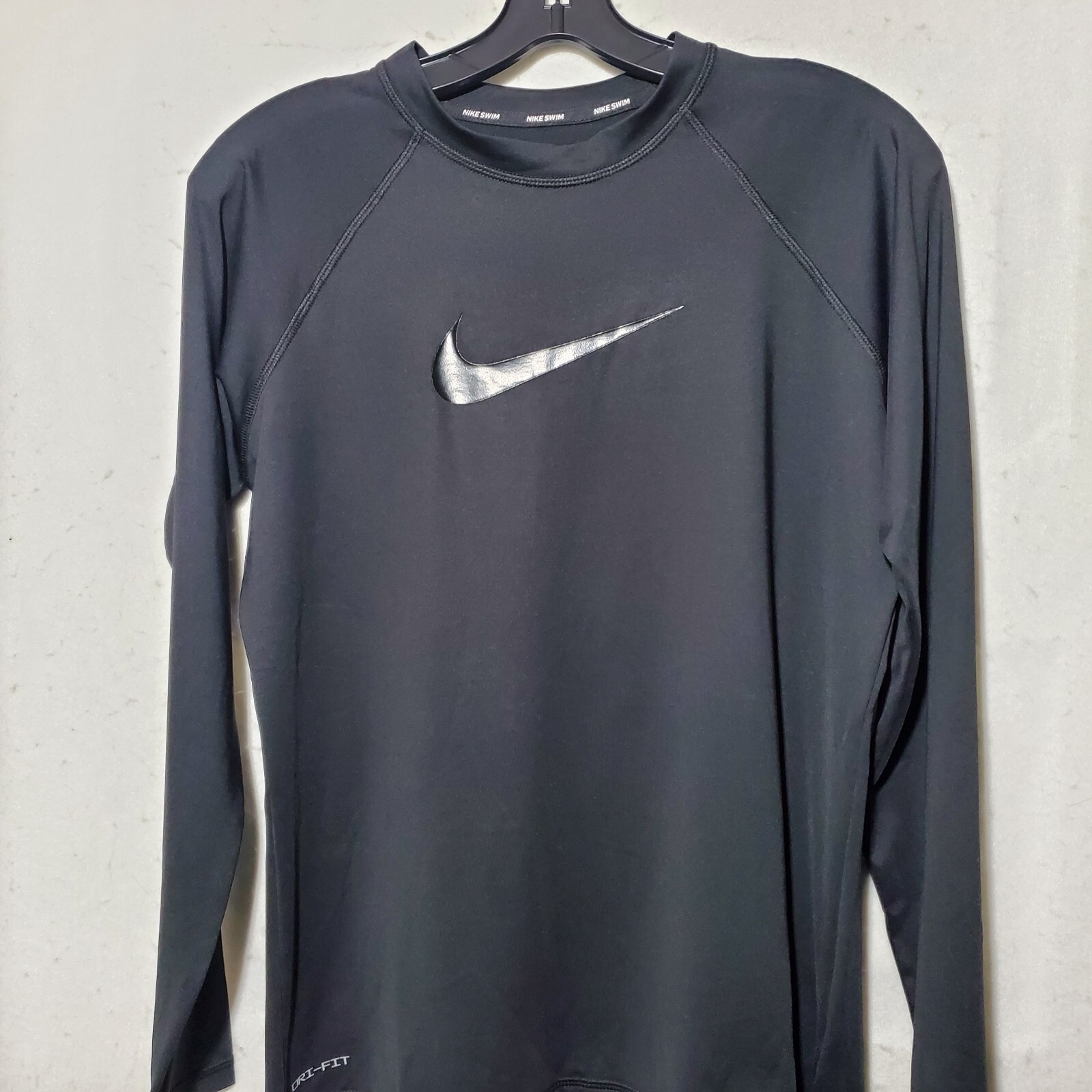 Nike Swim Shirt Women's Large Crew Neck Long Sleeve Dri-Fit UPF 40