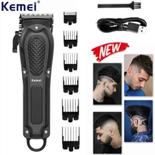 Professional Hair Clippers Trimmer Kit Men Cutting Machine Barber Salon Kemei