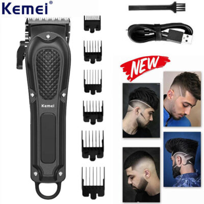 Kemei  Professional Hair Clippers Cordless Barber Trimmer Beard Cutting Machine