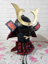 Japanese Vintage Samurai Helmet Wearable Visor Armor Warrior Cosplay Collection