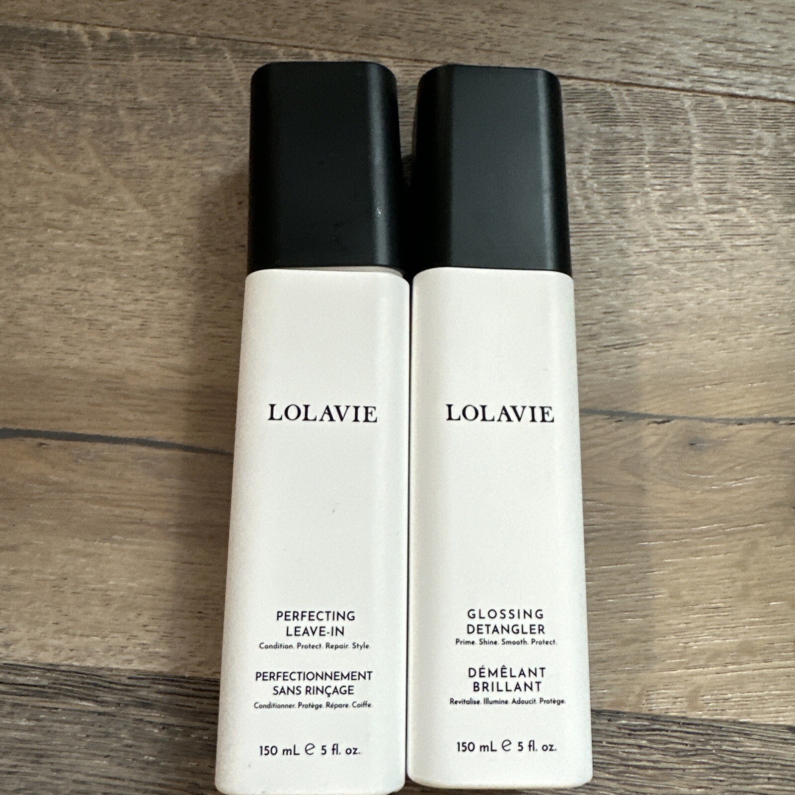 Lolavie Glossing Detangler 5 oz and leave in conditioner 5 oz Please
