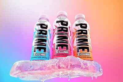 Prime Hydration ICE Blue Chill & Red Chill & Orange Chill New Release USA Import