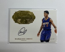 2016-17 Panini Flawless MARQUESE CHRISS Gold #ed 07/10 RC Rookie Auto #RA-MC