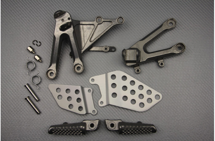 Platines repose-pieds CBR 1000 RR alu idéales pour sorties sur circuit