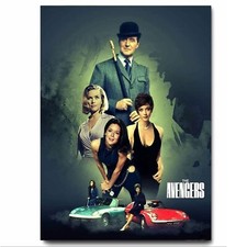 The Avengers  1961 - 1969 Cult TV Spy Series Artwork Printed on  Sheet Metal