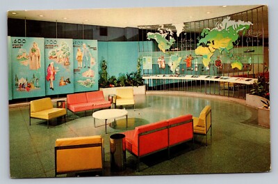Hersey Chocolate Corporation Reception Center Pennsylvania c1950Vintage Postcard