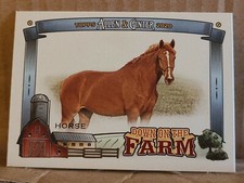 2020 Horse Down On The Farm Upside Down Back Topps Allen & Ginter 