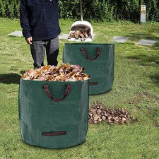 2Pack 106Gallon Lawn Garden Bags Reusable Yard Leaf Waste Bags-Storage Bag 220lb