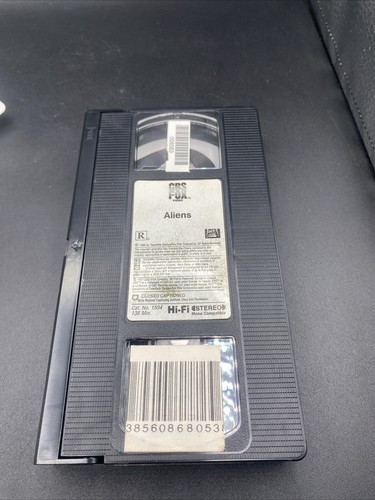 Aliens VHS Tape 1986 Hi-Fi CBS Fox Video Horror Movie/ Rare National Video 1985 - Picture 11 of 12