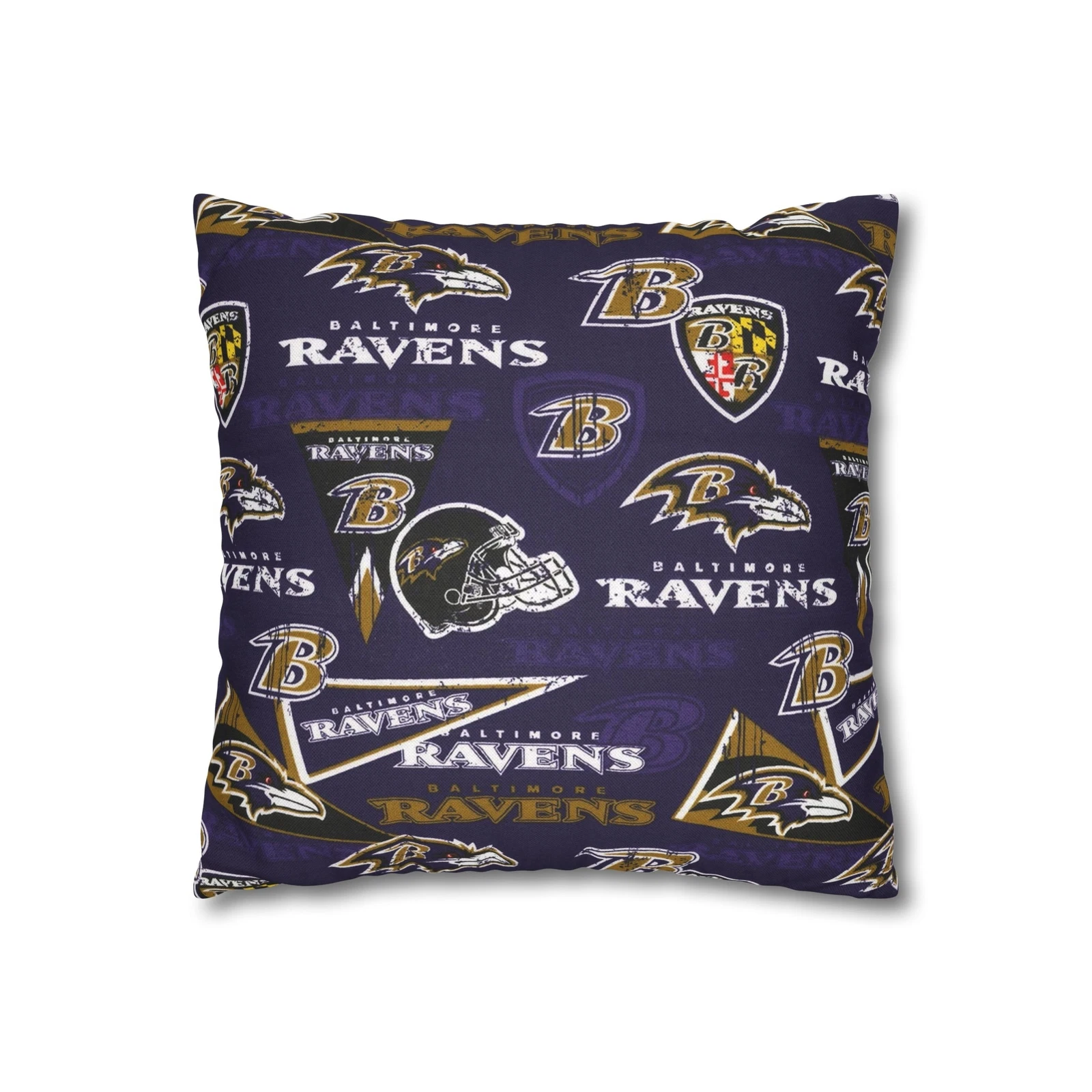 Baltimore Ravens Spun Square Pillowcase