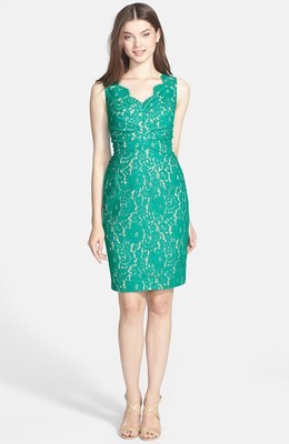 chinese dress ladies Eliza J Women's Sleeveless Lace Sheath Dress, Navy, 10 at Amazon Women's  Clothing store main image 0