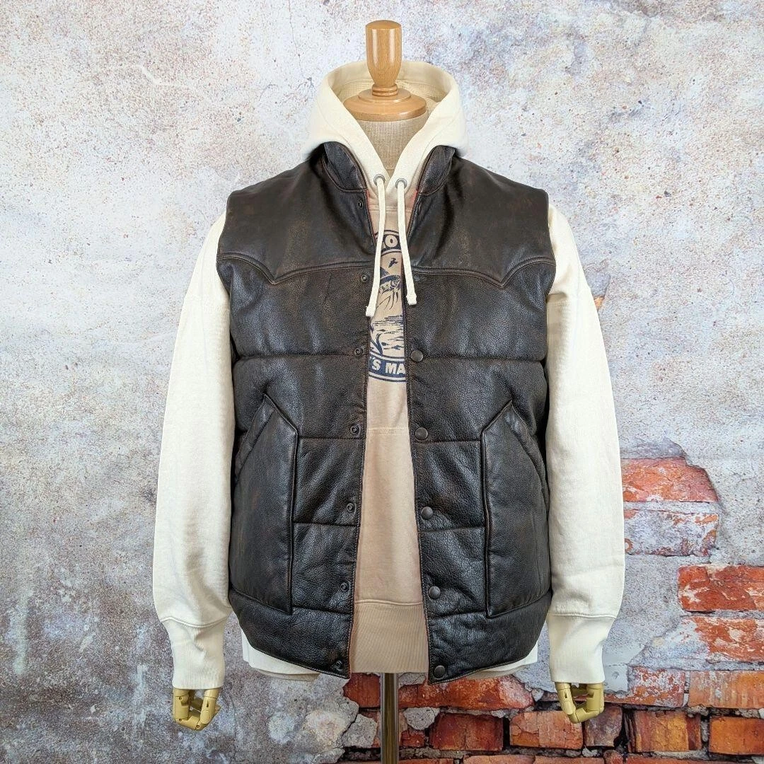 RRL Vest Coats, Jackets & Vests Leather Outer Shell for Men for