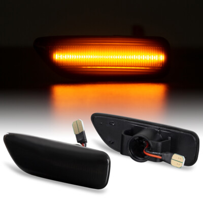 2x LED SEITENBLINKER für VOLVO S60 | S80 | V70 | XC70 | XC90 | SMOKE