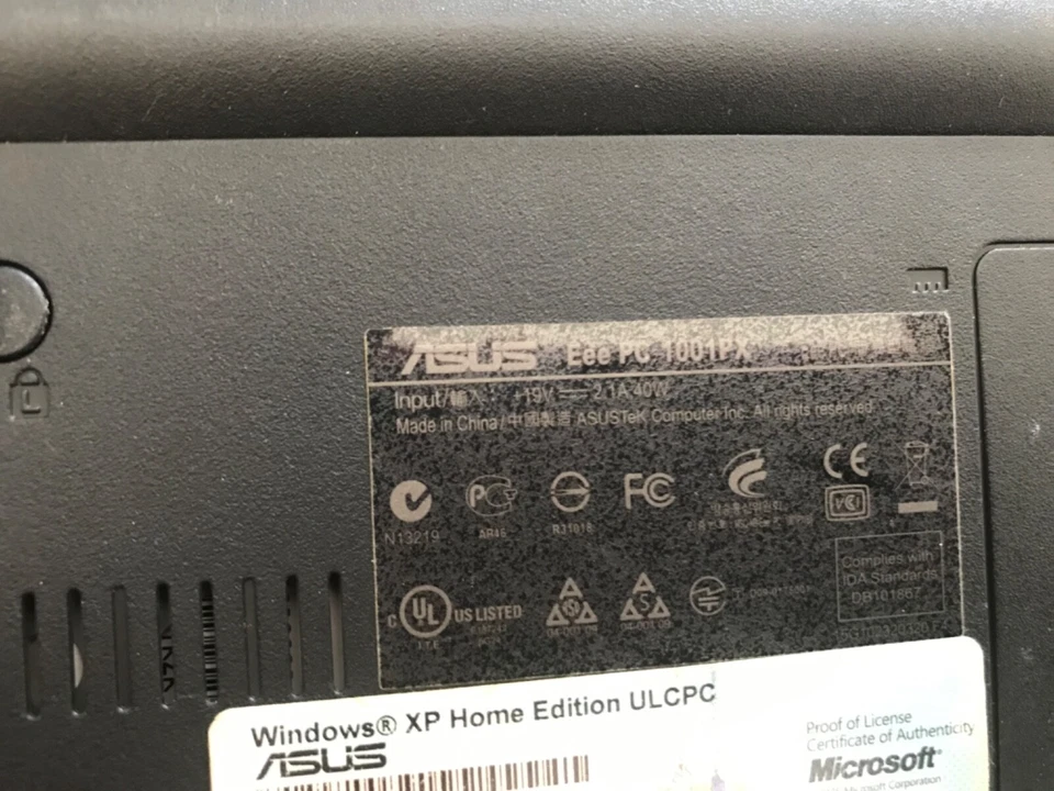 ASUS EEE PC 1001PX Usato - Immagine 4 di 4