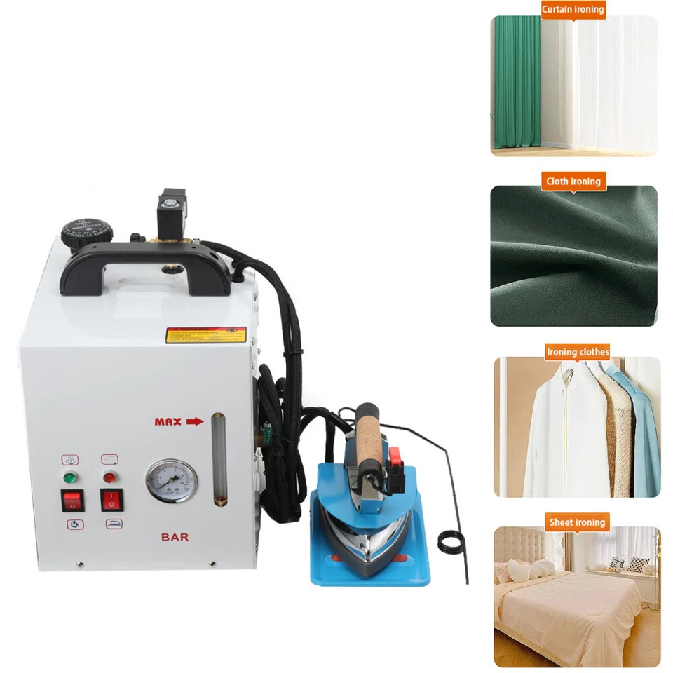 Steam Generator Ironing Station with Iron Professional Steam Iron，5L Capacity - Image 3 of 4