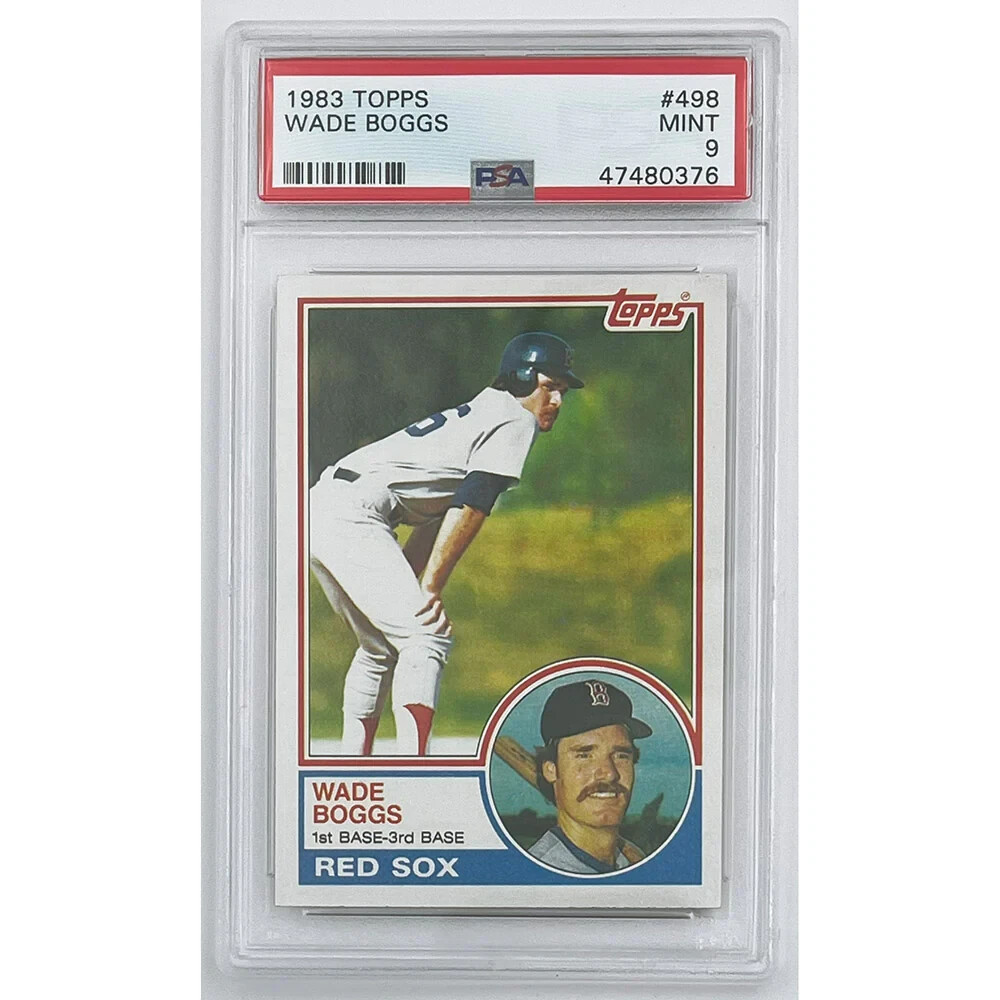 Wade Boggs 1983 Topps Baseball #498 RC Rookie Card - PSA 9 MINT | eBay