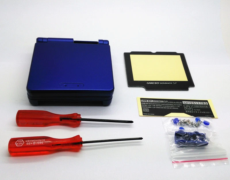 New Shell Housing Replacement Nintendo Gameboy Advance SP GBA SP Console Blue - Image 2 of 4