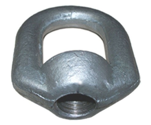 10 Stck. 3/8 Zoll feuerverzinkte Augenmutter 1/2 Zoll - 13 Gewindebohrer, 2250 Pfund WLL Rigging Hardware - Bild 2 von 2