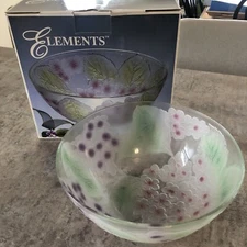 Elements Hydrangea Garden 10” Serving Bowl With Box