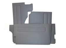 Graue Türpappen Innenverkleidungen 5-Teilig für VW Bus T4 kurzer Radstand