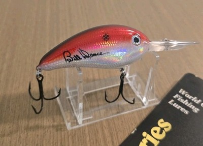 Vintage Excalibur Bill Dance – Crankbait Fat Free Shad 3” Couleur Red Shad – Leurre De Pêche
