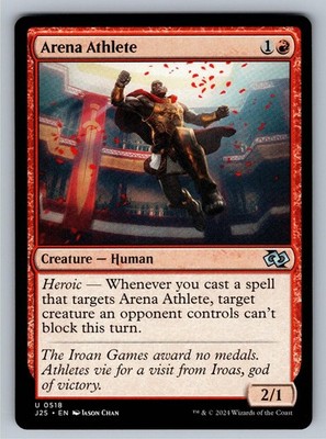 Arena Athlete 518 Uncommon Foundations Jumpstart Magic: The Gathering Near Mint
