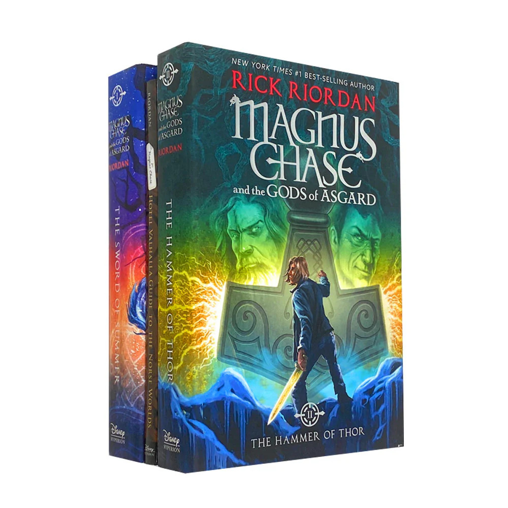 Rick Riordan Deluxe 3 Books Set Collection Magnus Chase Mythology Series NEW