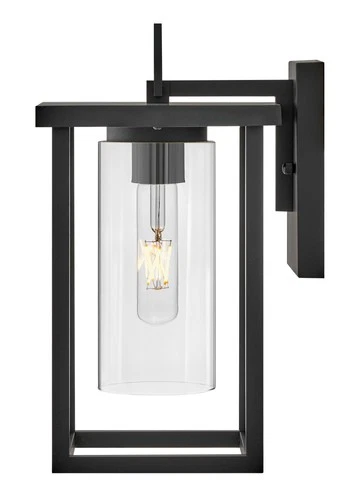 Lark 81420 Mateo 13" Tall Outdoor Wall Sconce - Black - Picture 7 of 9