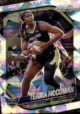 2025 Panini Prizm WNBA Ice Prizms Teaira McCowan Card #48