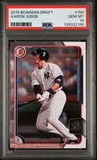 2015 Bowman Draft Aaron Judge #150 Rookie Card PSA 10 GEM MINT