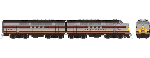 Rapido ~ Escala HO ~ EMD FT A+B ~ Lackawanna #651A + 651B ~ Sonido DC/DCC ~ 053518 | Condition: New