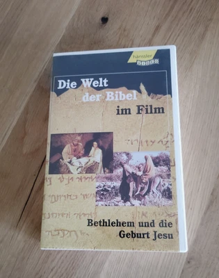 VHS Video-Film "Die Welt der Bibel im Film Jesus Bethlehem und die Geburt Jesu - Bild 1 von 4