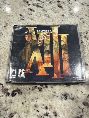 XIII Thirteen PC FPS Game CD-Rom 4 DISCS Very Good Condition