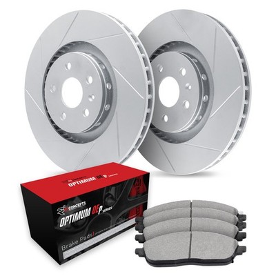 R1 Concepts Slotted Brake Kit w Optimum Pads